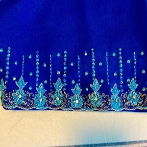 Shalwar Camise beaded at collar, cuffs